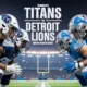 Tennessee Titans vs Detroit Lions Match Player Stats