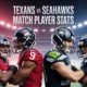 Texans vs Seahawks Match Player Stats