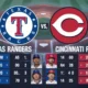 Texas Rangers vs Cincinnati Reds Match Player Stats