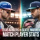 Texas Rangers vs Seattle Mariners Match Player Stats