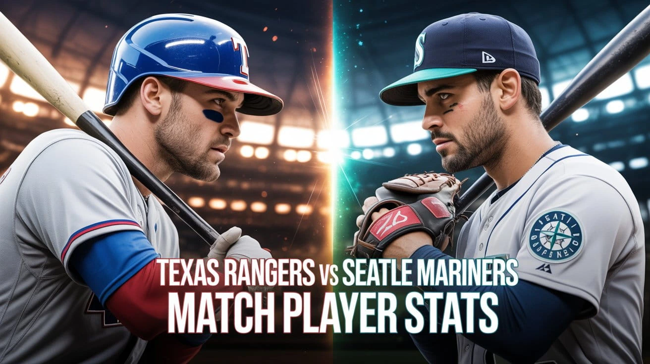 Texas Rangers vs Seattle Mariners Match Player Stats