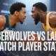 Timberwolves Vs Lakers Match Player Stats