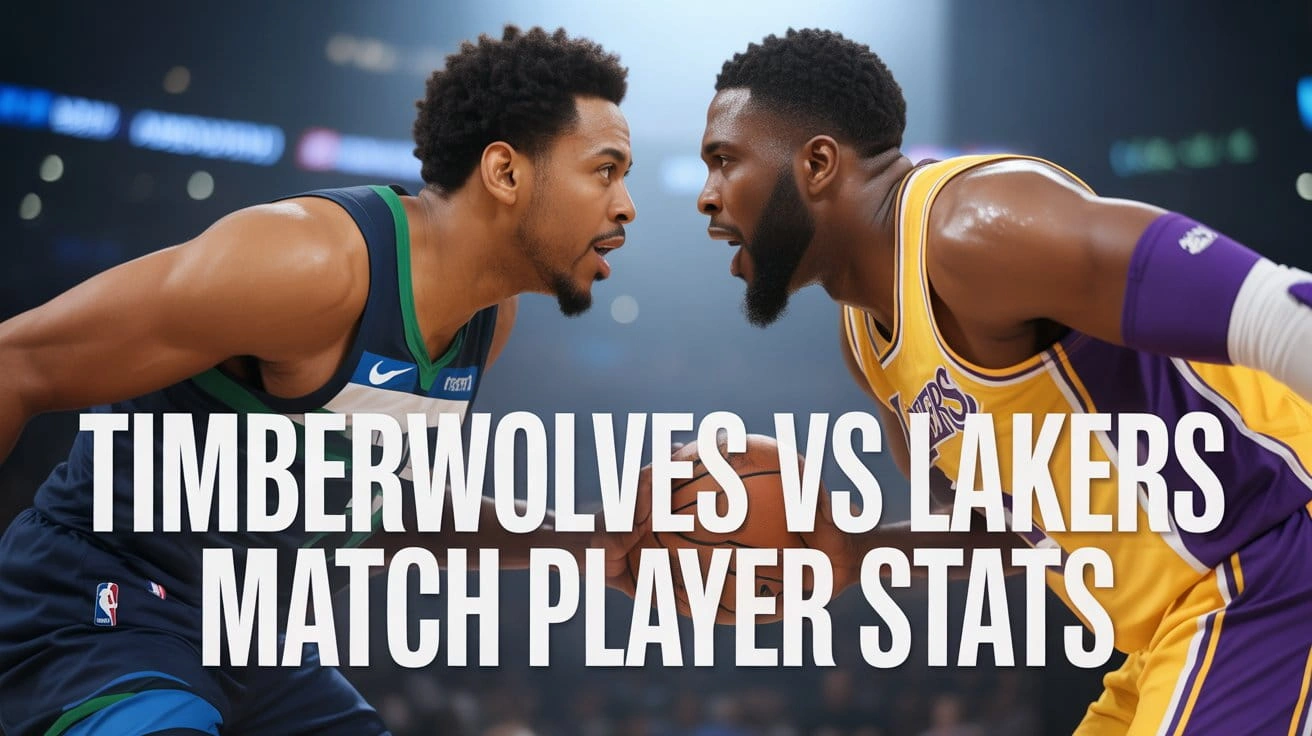 Timberwolves Vs Lakers Match Player Stats