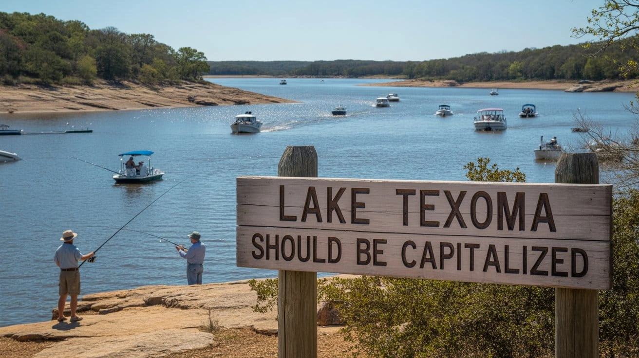 lake texoma should be capitalized