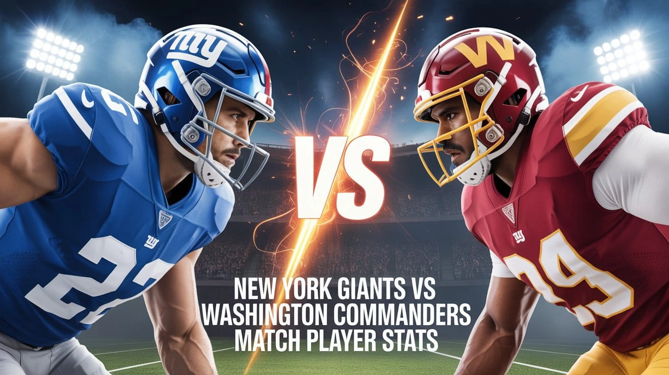 new york giants vs washington commanders match player stats